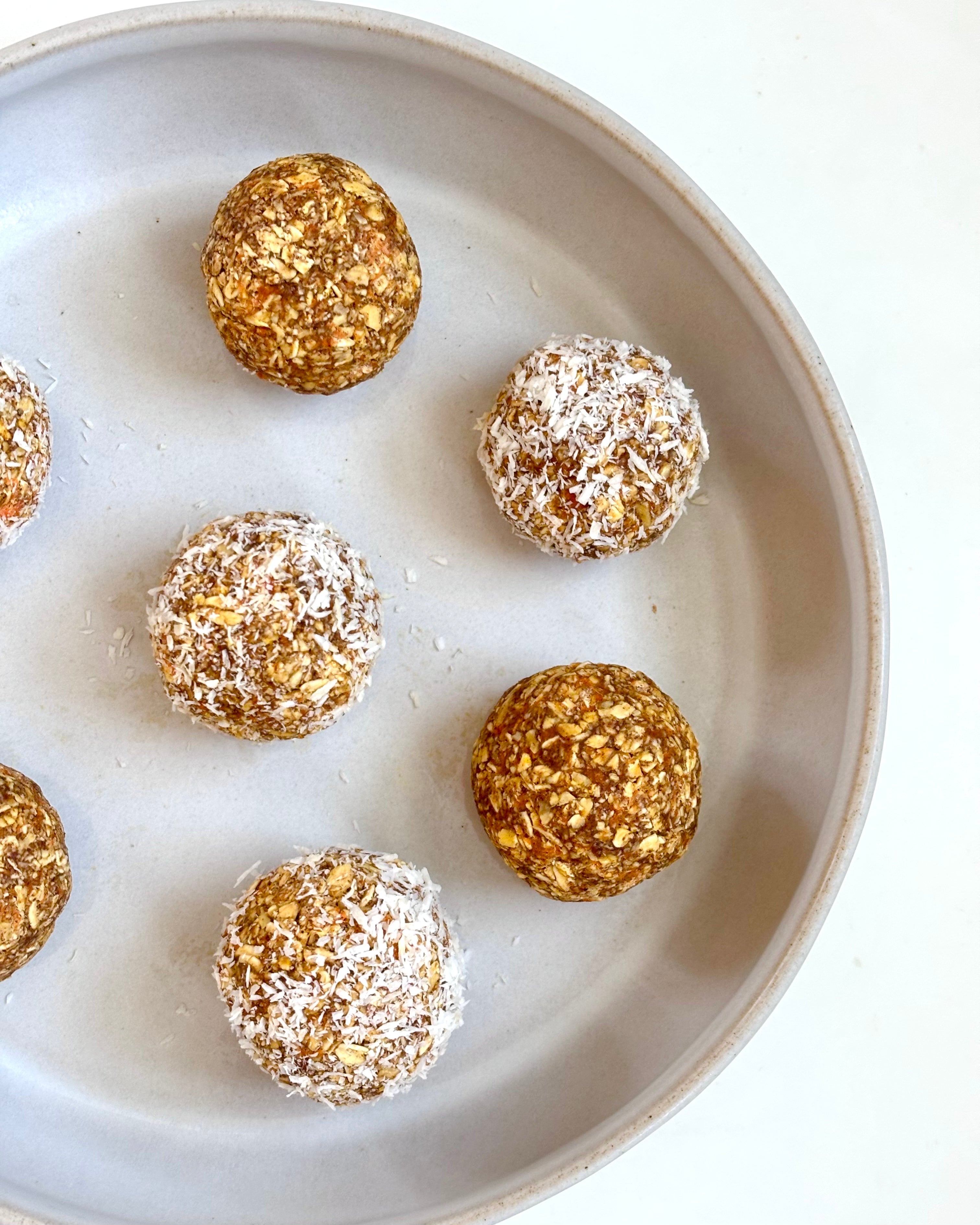 Carrot Cake Bliss Balls